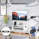 thumbnail image 3 of Soporte de Monitor de Madera BONTEC 2 Niveles Blanco 14,2 cm, 3 of 3