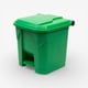 thumbnail image 1 of Basurero 30 Lts Pedal Central - Verde Mod 30K, 1 of 2