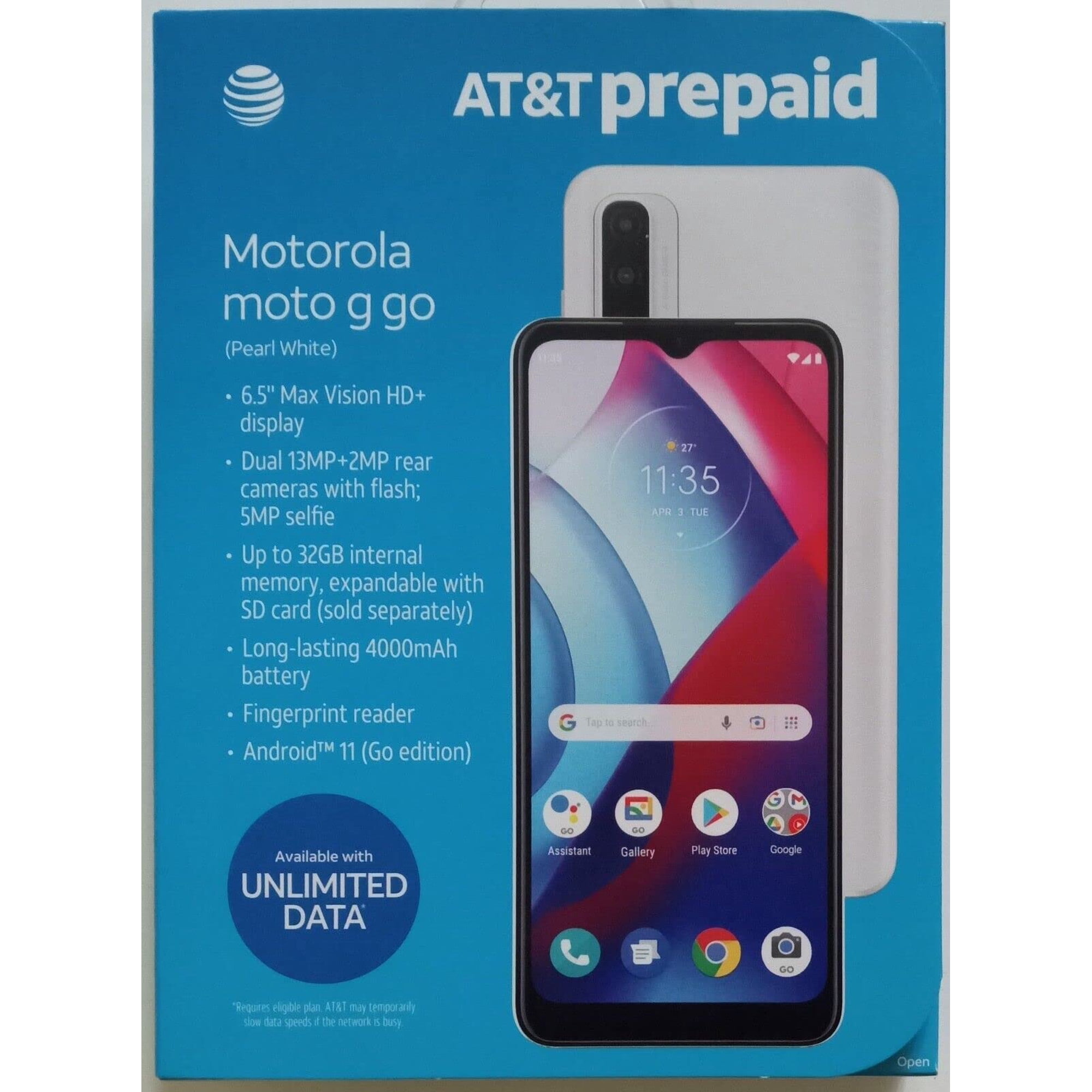 Smartphone Motorola Moto G Go 32gb 6.5" 4g Bloqueado Para At&t