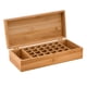 thumbnail image 1 of Caja De Almacenamiento De 24 Botellas De Aceite Esencial, Soporte De Madera Para Aromaterapia, 26 Rejillas, 1 of 5