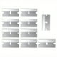 thumbnail image 1 of 1pc/1set, Flat Razor Blade Scraper, Paint Stripping Tool, Window Scraper, Scraper Tool, Cleaning Razor Scraper For Windows, Glass, Stovetop And Panit, Yellow, Orange, 1 of 3