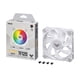 thumbnail image 1 of Ventilador de chasis ASUS TUF Gaming TF120 ARGB White Edition, 1 of 7