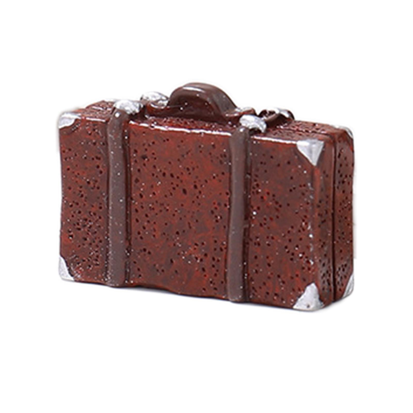 Magideal - Maleta Para Muebles De /artesanía Diy Escena De La Vida Adornos Retro Decoración De Electrodomésticos/juego De Simulación Para Niños En