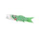 thumbnail image 1 of Cometa Japonesa Con Bandera De Pez, Manga De Viento De Carpa, Decorativa Para Sushi, Bar, Patio Trasero, Verde, 1 of 5