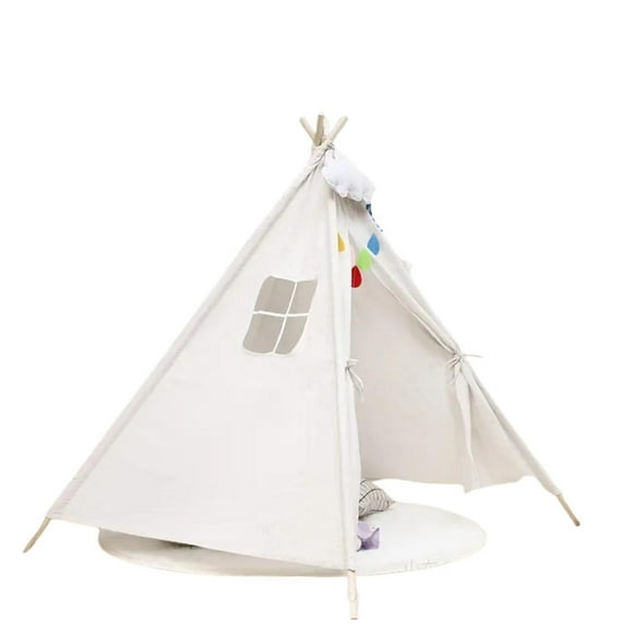 Carpa Tipi Niños Infantil 160 Cm Blanca Juguete Decoracion