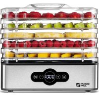 Deshidratador De Alimentos Magic Mill 5 Bandejas Acero Inoxidable 240W