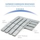 thumbnail image 5 of Juego de 36 pesas para ruedas CKAuto de 28 g con recubrimiento gris, 5 of 5