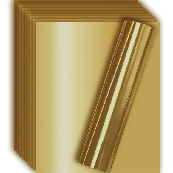 Vinilo HTV Oro Claro 10 Hojas – Tvinyl Warehouse