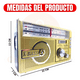 thumbnail image 3 of Radio AM-FM, con linterna, pnael solar, a pilas y recargable a 220, 3 of 5