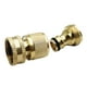 thumbnail image 2 of Conector De Manguera De Jardín De Latón De 3/4 Pulgadas Para Dispositivo De Riego Por Aspersión De Césped, 2 of 5