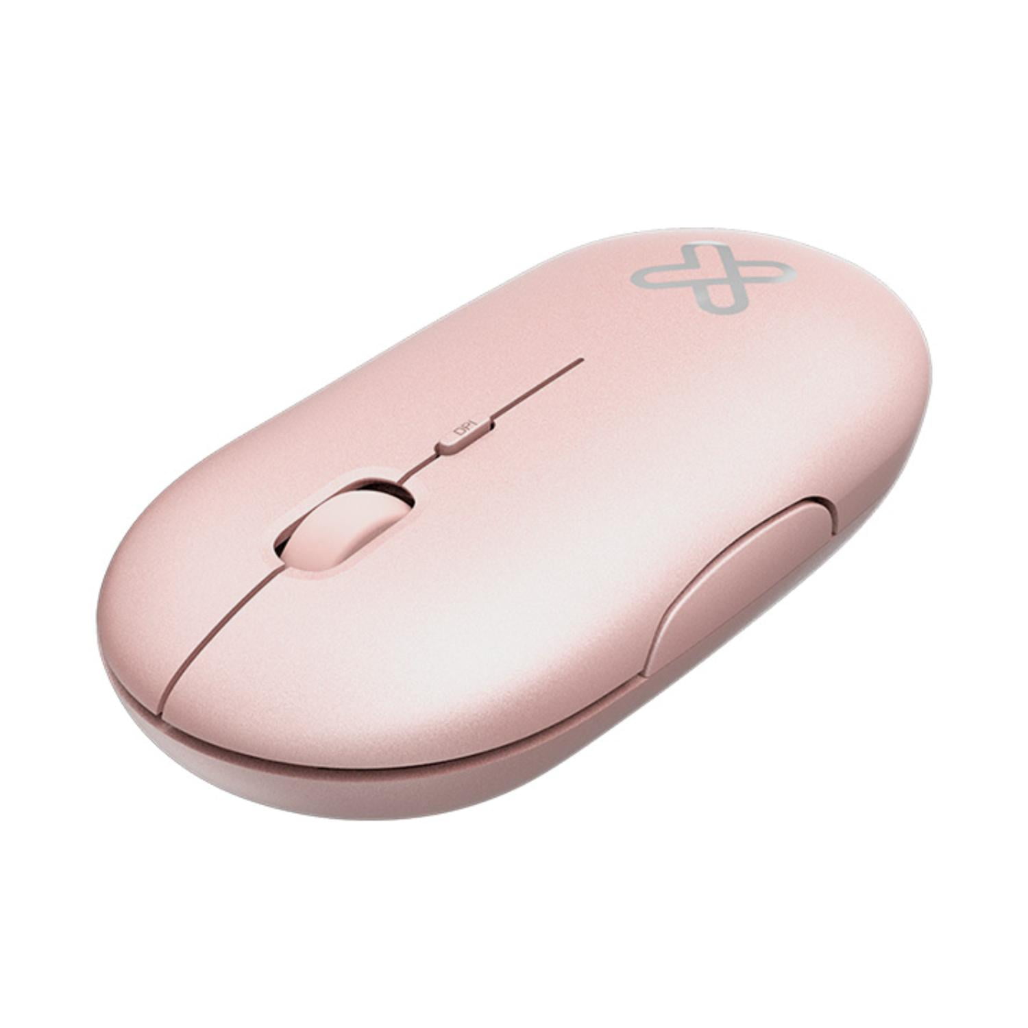 Klip Xtreme - Mouse Inalámbrico Slimsurfer 4 Botones Ultra Portátil Rosa