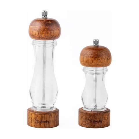 Set 2 Molinillos Sal Pimienta Madera Verona Simplit