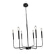 thumbnail image 3 of Ajuste de altura de la lámpara Lámparas colgantes clásicas de velas para el dormitorio del vestíbulo , negro, 3 of 5