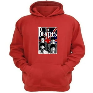 Genérico - Poleron Canguro The Beatles Rojo Talla Xl Unisex