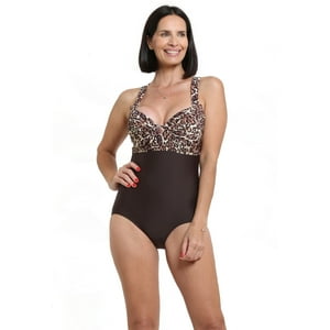 Samia - Traje De Baño Reductor Animal Print M