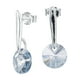 thumbnail image 1 of Aros Punto de Luz Plata Italiana 925 y Cristal Genuino Blue Shade, 1 of 4