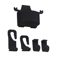 Magideal - Gancho Multifuncional Para Soporte Para Vasos De Coche, Colgador Para Asiento Trasero, Accesorios Para Coche, Gancho Trasero Para Abrigos Y Bolsos De , Negro