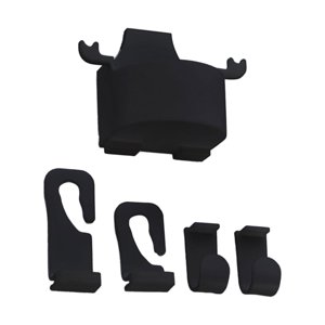 Magideal - Gancho Multifuncional Para Soporte Para Vasos De Coche, Colgador Para Asiento Trasero, Accesorios Para Coche, Gancho Trasero Para Abrigos Y Bolsos De , Negro