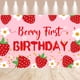 thumbnail image 5 of Set De Decoración Para Fiesta De Primer Cumpleaños De Niña Con Temática De Frutos Rojos, 5 of 6
