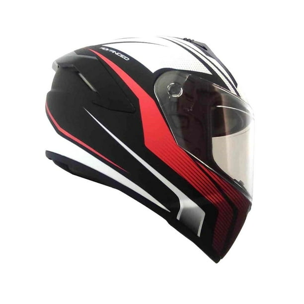 Casco De Protección Para Motociclismo Red Arrow Motowolf MDL0101