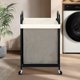 thumbnail image 2 of Carrito clasificador rodante Laundry Hamper STO STO de 90 L con bolsa interior, 2 of 6