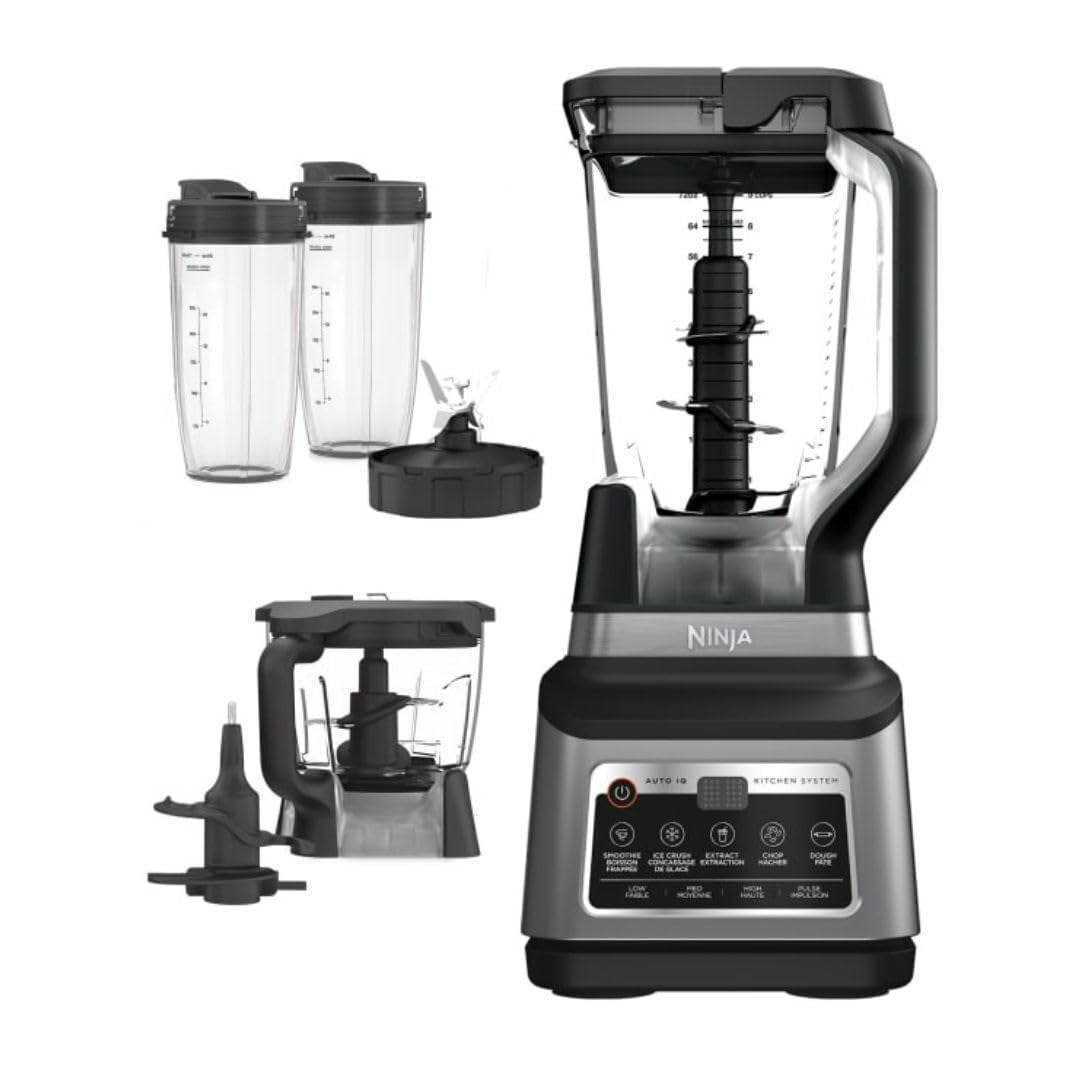 Sistema De Cocina Con Auto Iq Ninja Trituracion Total 72oz Bn801