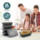 thumbnail image 3 of Recipientes de almacenamiento de alimentos WGCC Meal Prep, paquete de 50 unidades, 700 ml, 3 of 7