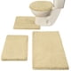 thumbnail image 2 of Juego De Alfombras De Baño De 4 Piezas Con Tapa De Inodoro Color Beige, 2 of 3
