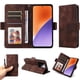 thumbnail image 1 of Carcasa FOXDOCK Xiaomi 15 de cuero PU, diseño acolchado clásico, protección contra caídas y rayones, 1 of 5