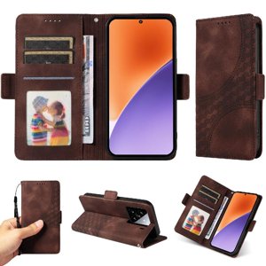 Carcasa Foxdock Xiaomi 15 De Cuero Pu, Diseño Acolchado Clásico, Protección Contra Caídas Y Rayones