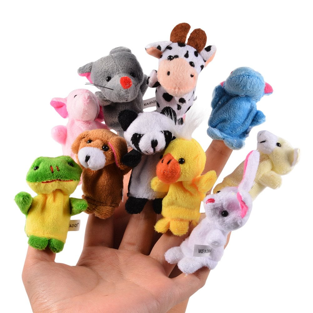 Set De Títeres De Peluche Suaves Acekid Para Niños Pequeños
