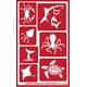 thumbnail image 1 of Plantillas para grabado en vidrio Armour Etch Criaturas Marinas 13x20 cm, 1 of 6