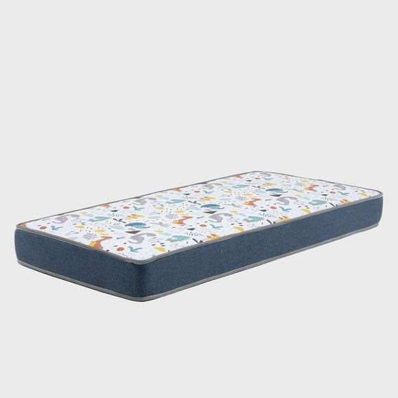 Colchón America Foam Infantil Azul - Blanco 1 Plazas