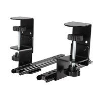 Magideal - Abrazadera Para Teclado, Juego De Rieles, Soporte De Extensión, Montaje Fácil Debajo Del Escritorio, Deslizadores De Servicio Pesado De Metal, Cajón D Riel Ajustable