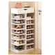 thumbnail image 3 of ZAPATERO DE MADERA MODERNO, MUEBLE MULTICAPA PARA EL HOGAR, 3 of 3