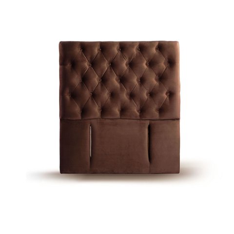 Latam Home - Respaldo Florencia Tela Chocolate 1 Pza
