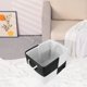 thumbnail image 5 of REGALWOVEN Cubo de Almacenamiento, 1 Pcs Cesta de Almacenamiento de Algodón con Asas para Estantes Armario, Cesta de Almacenamiento Plegable para Organizar Ropa Negra 15.7*11.8*11.8in, 5 of 6