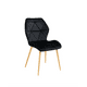 thumbnail image 1 of Silla Aviador Para Comedor Simil Madera Negro, 1 of 3