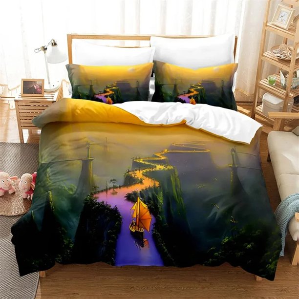 Fantasy Witch Dragon Llien World Bedding Sets exquisite bed supplies set duvet cover bed comforter set luxury birthday giftBed Sheets