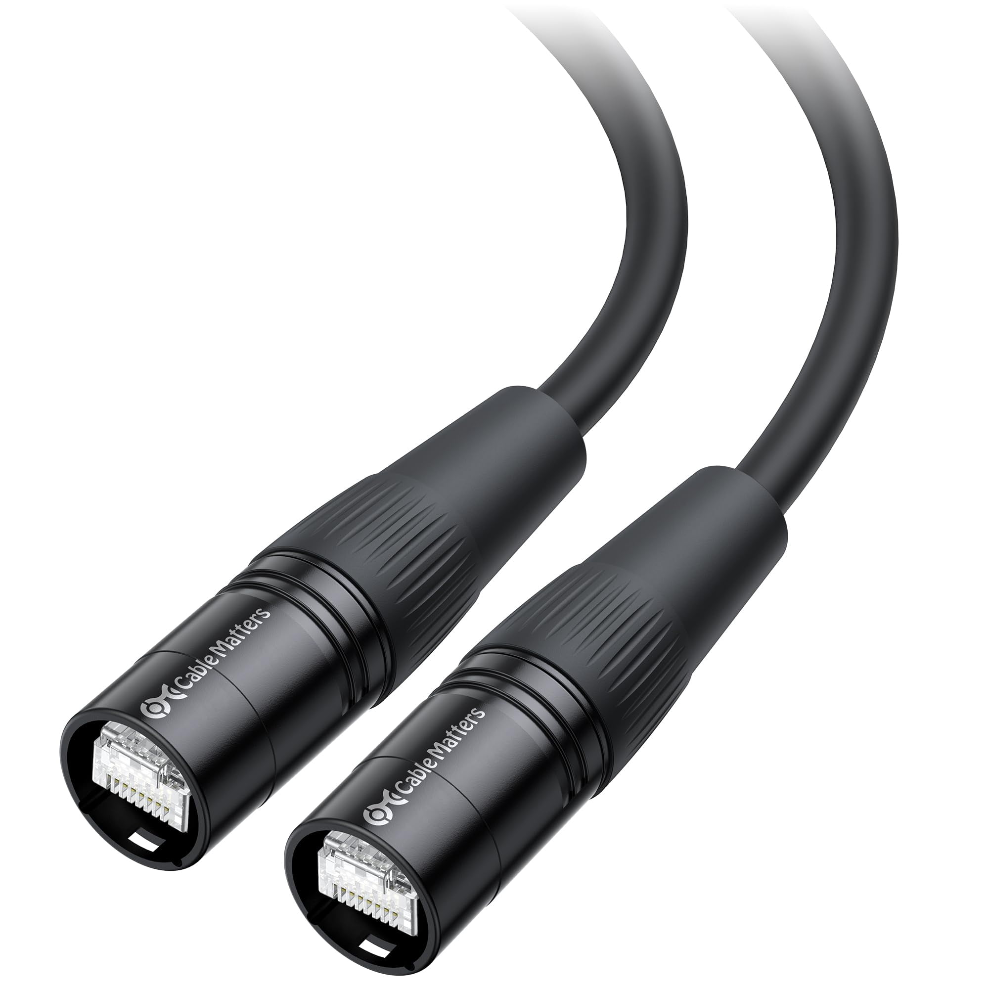 Cable Matters - Cable Ethernet Matters Cat6 Ethercon Rj45 De 150 Pies, Color Negro