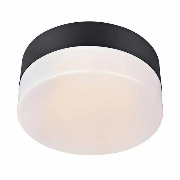 Plafón Deman Led 22Cm Ip44 7W 320Lm 3000K Negro