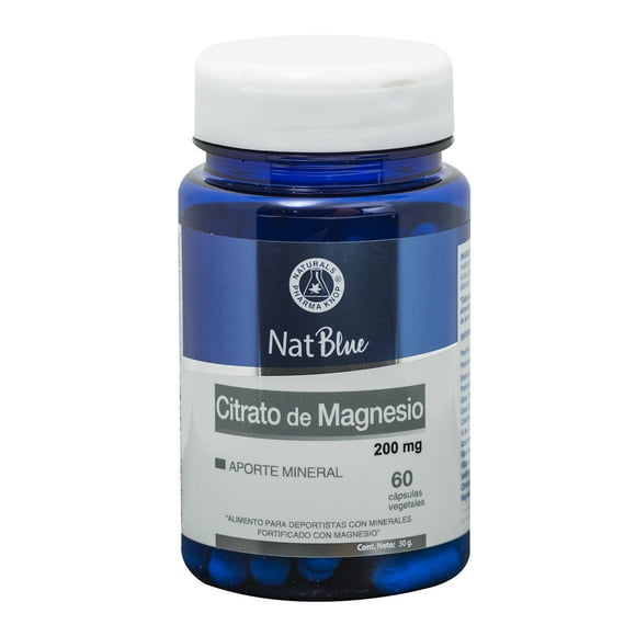 Citrato de magnesio 200 mg x 60 Natblue