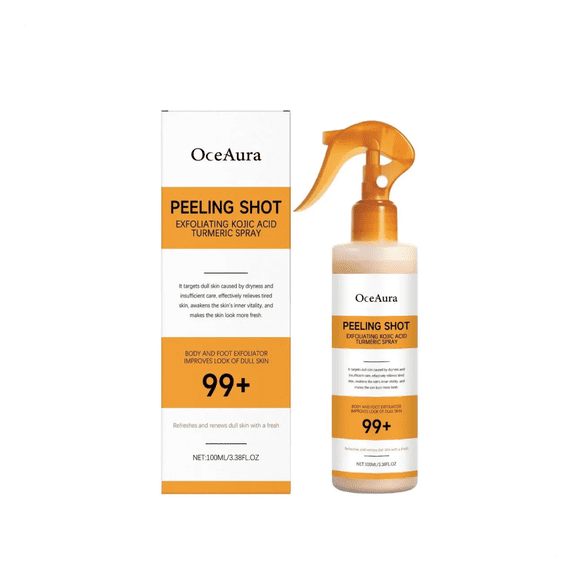 Exfoliante Spray Corporal Peeling Acido Kojico Curcuma 100ml