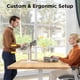 thumbnail image 4 of FoldWise Escritorio plegable 2 en 1 ajustable para cama y regazo, 4 of 7
