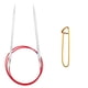 thumbnail image 1 of Agujas de tejer circulares ChiaoGoo Red Lace 81 cm, tamaño 4, 1 of 7