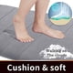 thumbnail image 2 of Alfombra de baño Yimobra, espuma viscoelástica supersuave, absorbente, 80 x 50 cm, color gris, 2 of 9