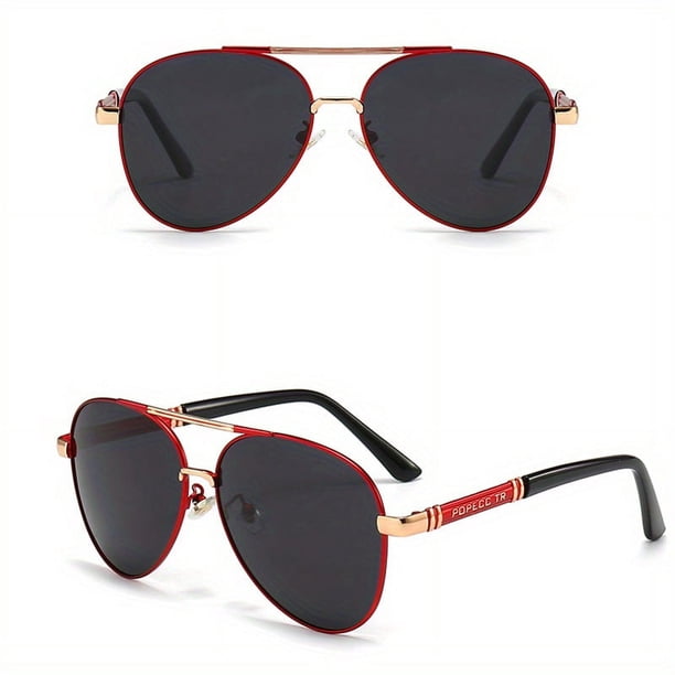 Large Frame Polarized Sunglasses for Drivers, Riders, and Outdoor Enthusiasts - UV400 Protection and Glasses Case Included