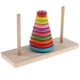 thumbnail image 3 of Torre De Madera De Hanoi Puzzle Toy Home Play Kids Gift Juego Tradicional Indio, 3 of 3
