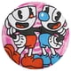 thumbnail image 3 of Cuphead Alfombra Redonda de Felpa Coral, Antideslizante, No Desprende Pelusas, Lavable y Duradera para Salón, Dormitorio y Habitación de Niños 60cm, 3 of 6