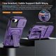 thumbnail image 5 of Funda Resistente para iPhone 17e / iPhone 16e, Cubierta a Prueba de Golpes de Grado Militar con Protector Deslizante para Lente de Cámara, Soporte de 2 Vías, Antideslizante, Protección contra Caídas, 5 of 8